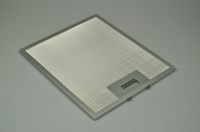 Filtre métallique, Asko hotte - 7 mm x 250 mm x 295 mm (filtre à graisse)