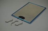 Filtre métallique, Thermor hotte - 10 mm x 329 mm x 238 mm (support à filtre compris)