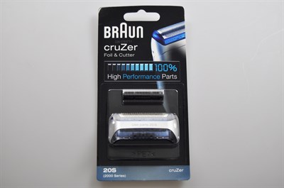 Tête, Braun rasoir électrique & tondeuse cheveux - Gris (20S - 2000 Series)