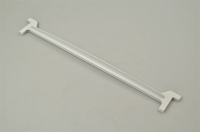 Profil de clayette, Beko frigo & congélateur - 21 mm x 447 mm x 1D: 57 mm / 2D: 22 mm (arrière)