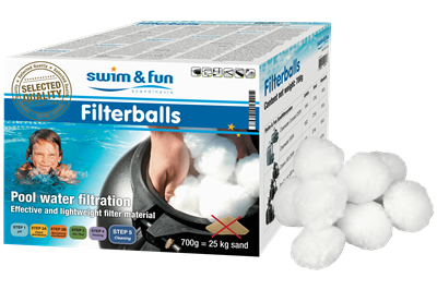 Balles filtrantes, Swim & Fun swimmingpool