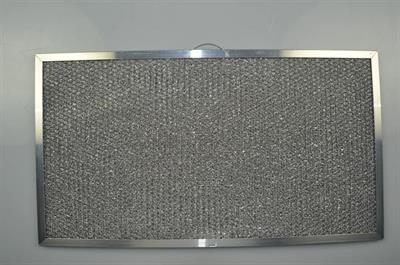 Filtre métallique, Husqvarna-Electrolux hotte - 10 mm x 463 mm x 255 mm